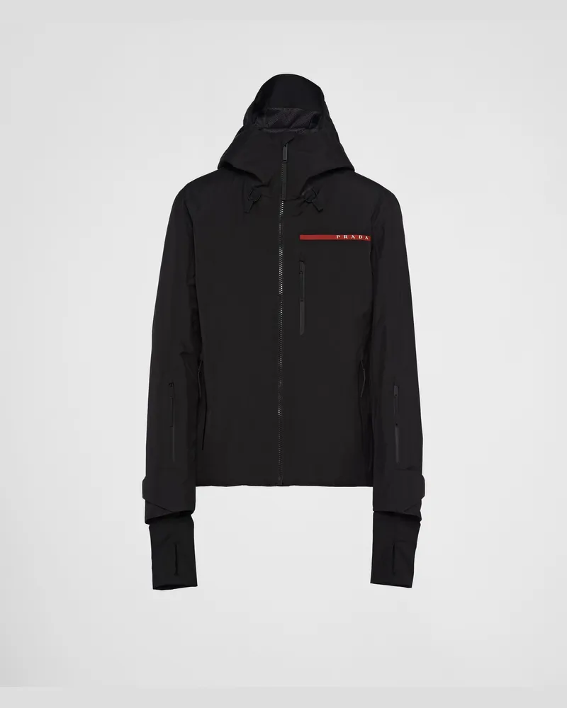 Prada Skijacke aus Extreme-Tex Schwarz