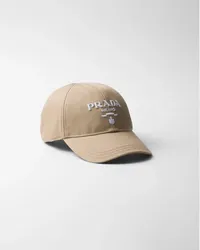 Prada Baseballkappe aus Drill Khaki