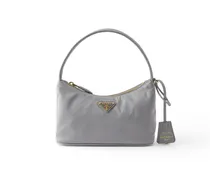Re-edition 2008 Mini Bag Aus Re-nylon, Damen, Wolkengrau