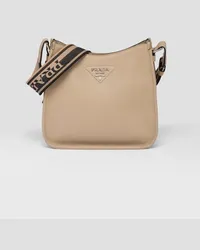 Prada Hobo Bag aus Leder Sand