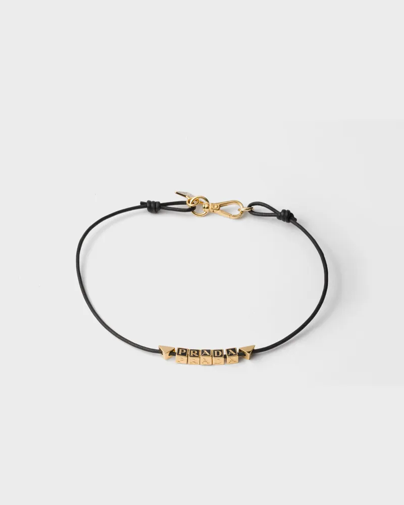 Prada Choker aus Nappa-Leder Schwarz