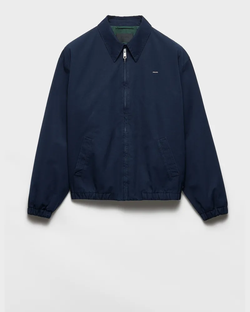 Prada Jacke aus Baumwolle Blau