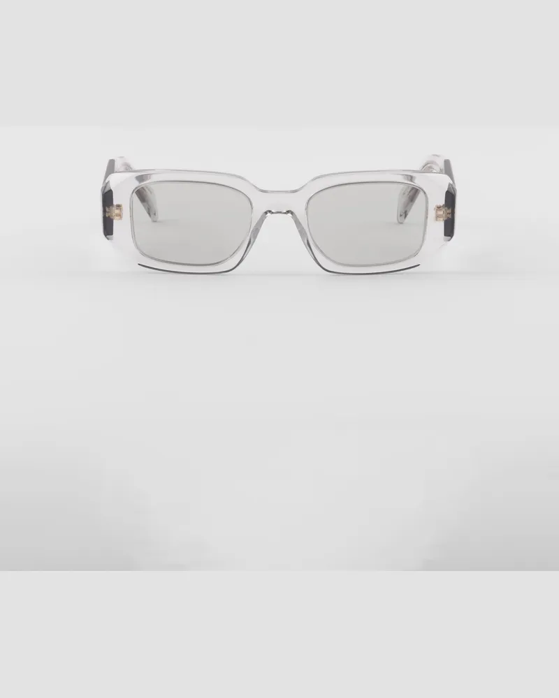 Prada Symbole Sonnenbrille Hellgraue