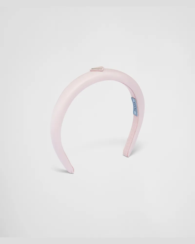 Prada Headband aus Re-Nylon Alabasterrosa