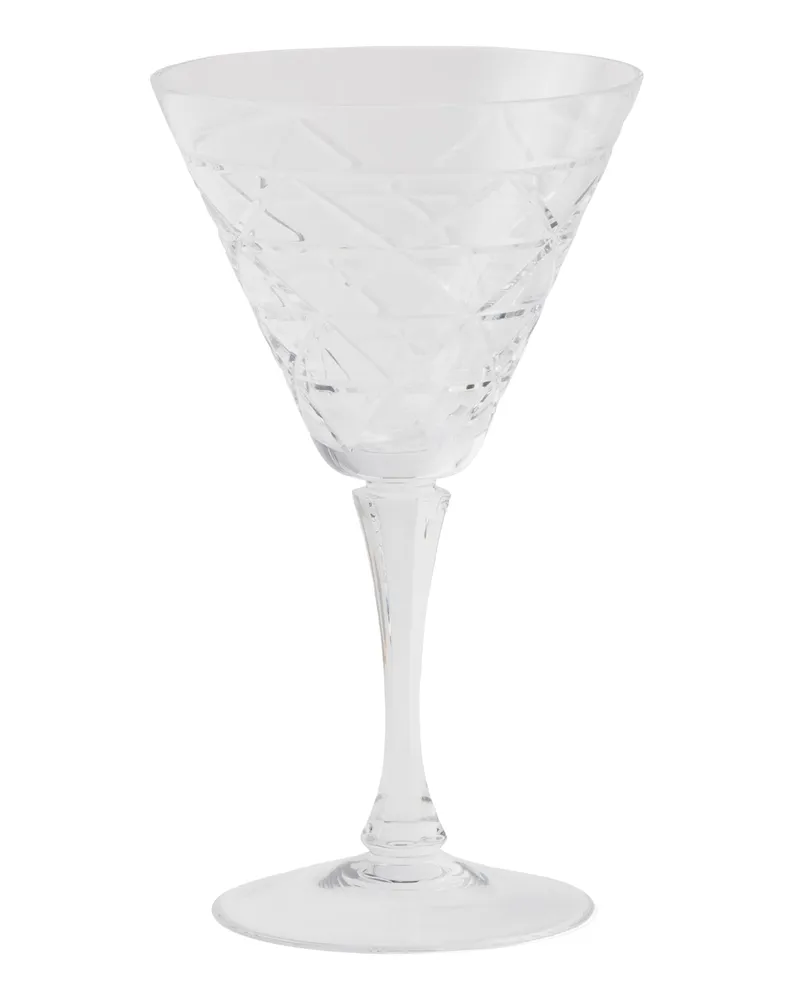 Prada Rotweinglas Aus Kristall – Triangles, , Kristall Kristall