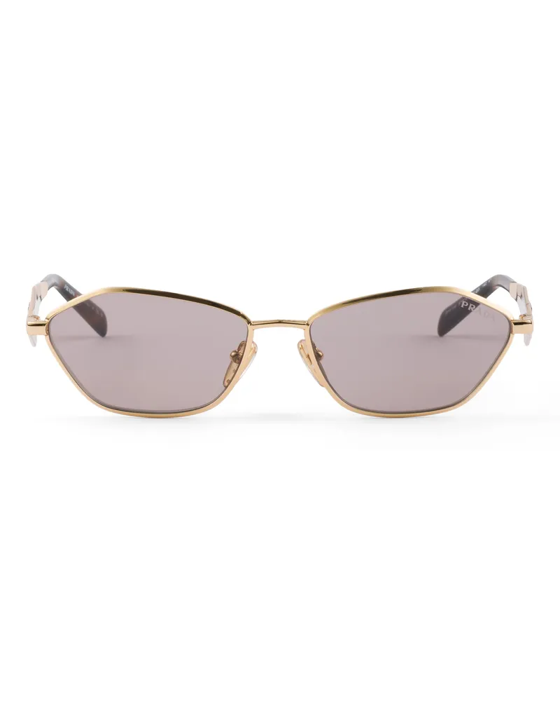 Prada Sunglasses With  Logo, Damen, Malvenfarbene Gläser Malvenfarbene