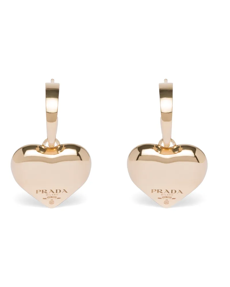 Prada Eternal Gold Kleine Ohrhänger Aus Gelbgold, Damen, Gold Gold