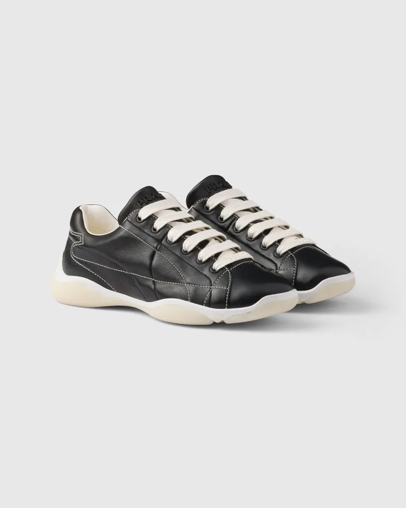 Prada Sneaker aus Nappa-Leder Schwarz