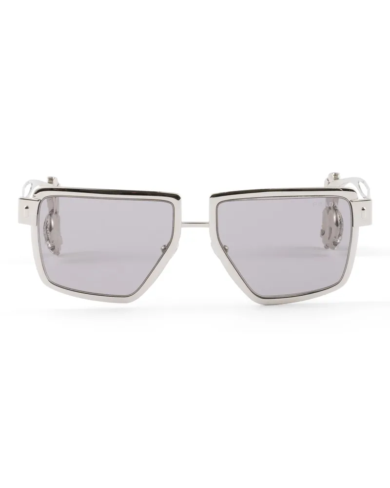 Prada Runway Sonnenbrille, Damen, Graue Linsen Graue