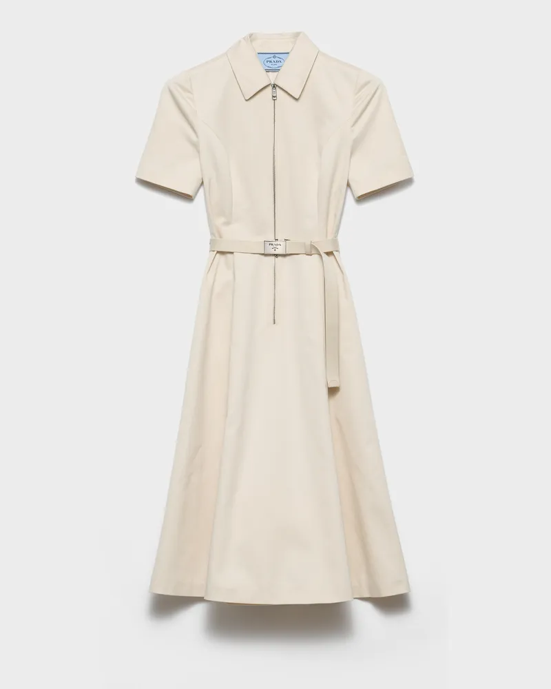 Prada Chino-Kleid Natur