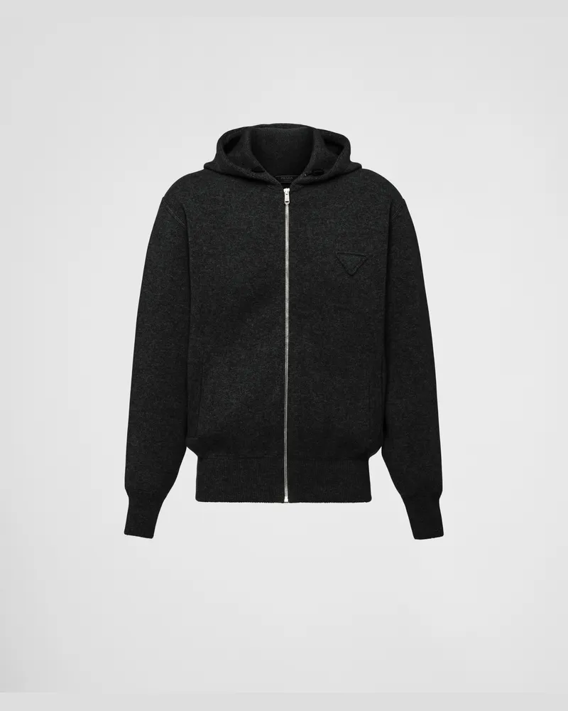 Prada Strickjacke aus Kaschmir Schwarz