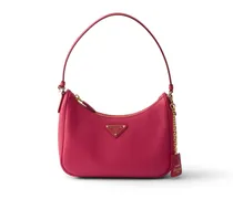 Re-edition 2005 Saffiano Leather Mini-bag, Damen, Pfingstrose