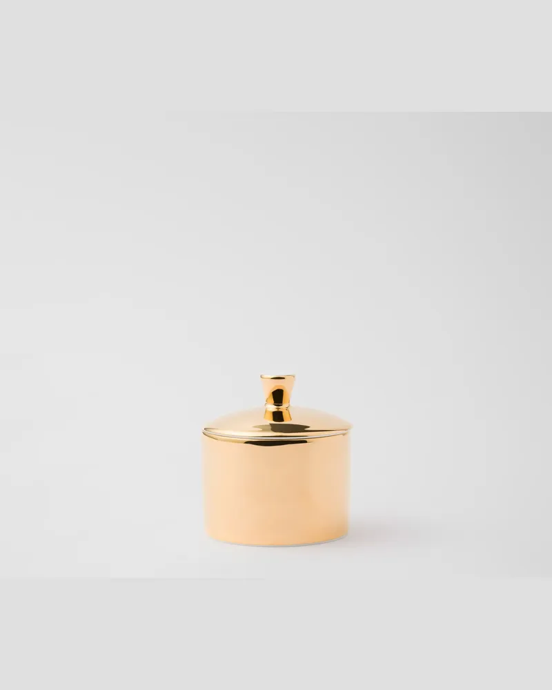 Prada Zuckerdose aus Porzellan – Solid Gold Gold