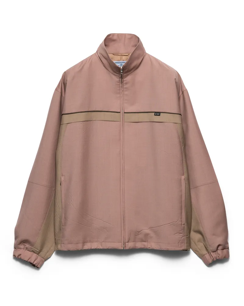 Prada Blousonjacke Aus Mohairwolle, Damen, Opal, Größe Opal