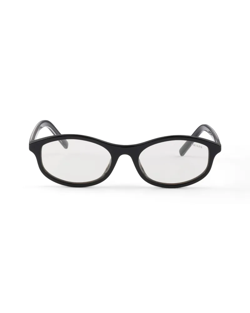 Prada Sunglasses With The Iconic Metal Plaque, Damen, Blu Ray Blu