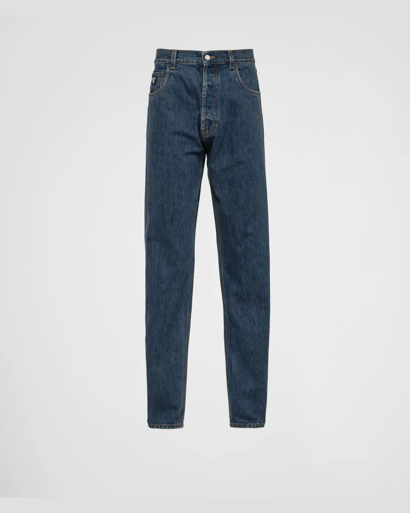 Prada Five-Pocket-Jeans aus Denim Blau