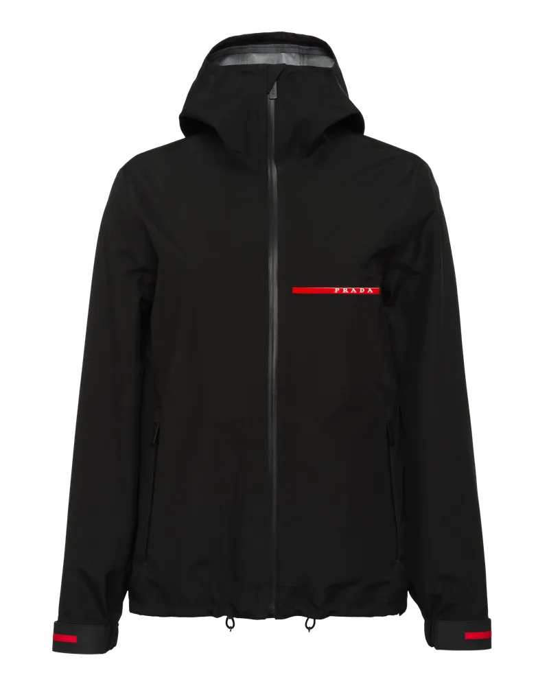 Prada Windbreaker aus Active Re-Nylon Schwarz