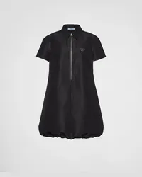 Prada Minikleid aus Faille Schwarz