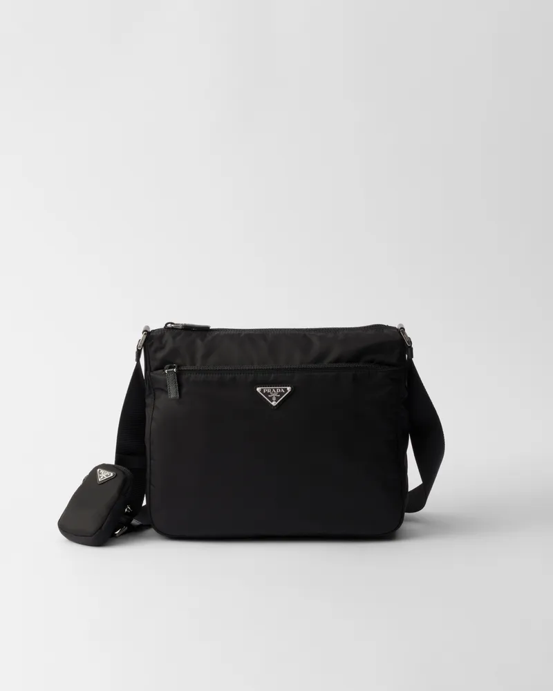 Prada Tasche Aus Re-nylon, Damen, Schwarz Schwarz
