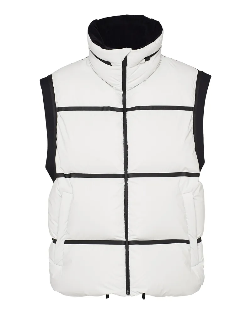 Prada Daunenweste Aus Leichtem Funktionsgewebe, Herren, Kalkweiss, Größe Kalkweiss