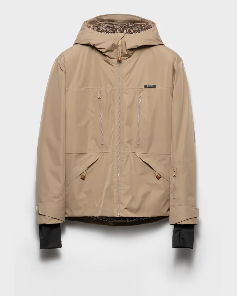 Prada Jacke aus Funktionsgewebe Khaki
