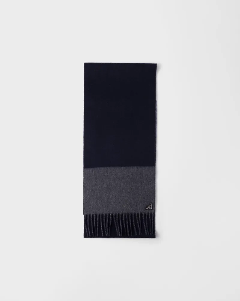 Prada Schal aus Kaschmir Blau