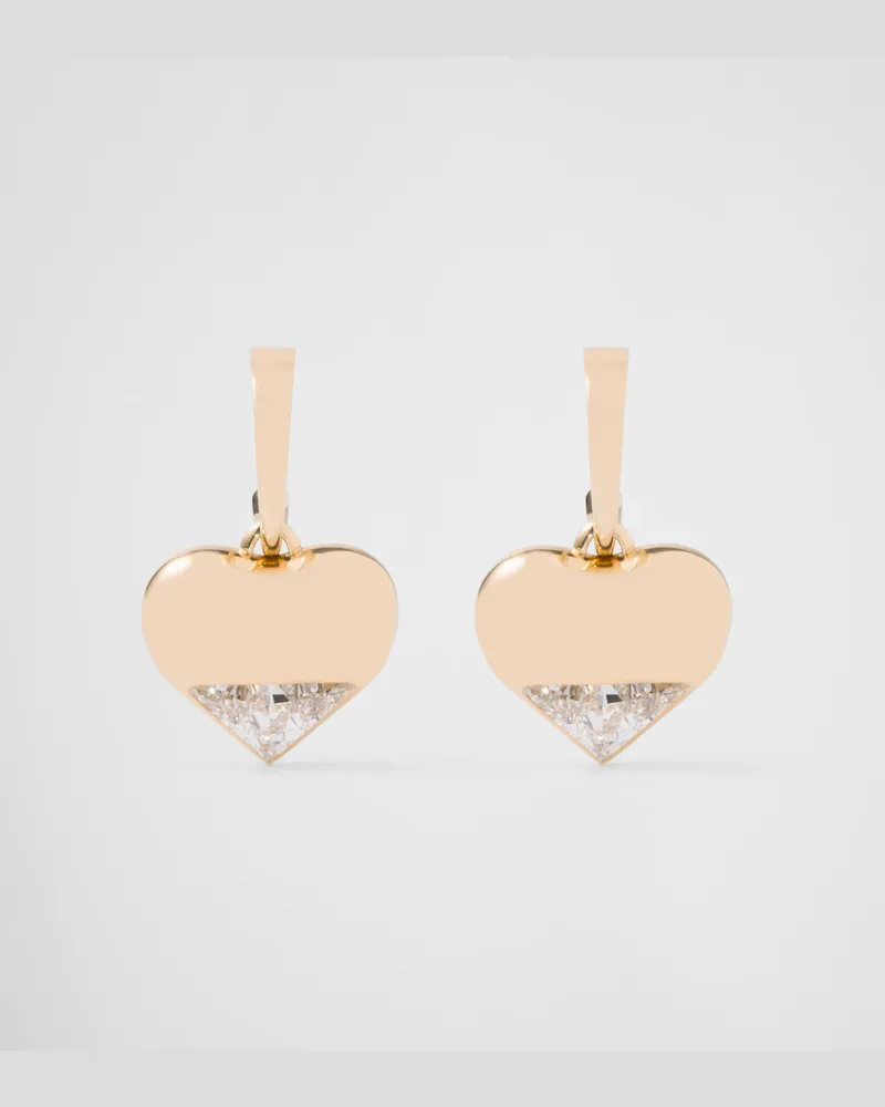 Prada Eternal Gold Ohrhänger – Gelbgold mit im Labor gezüchteten Diamanten Gold