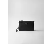 Prada Handtasche für Herren aus Saffiano-Leder Schwarz
