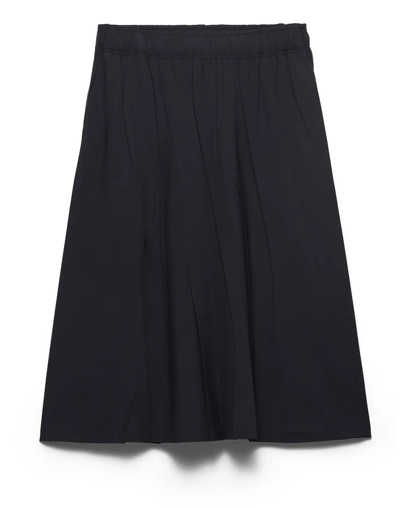 Prada Midirock Aus Leichter Wolle, Damen, Blau, Größe Blau