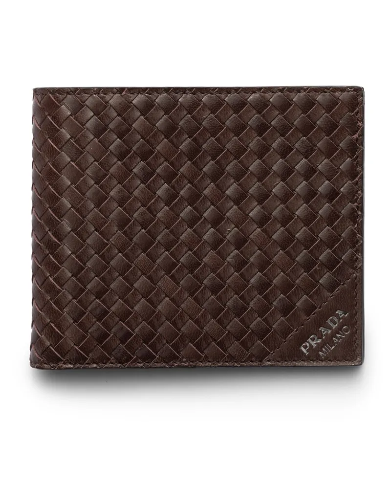 Prada Geldbörse Aus Leder, Herren, Sienna Sienna