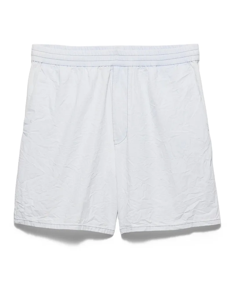 Prada Bermudas Aus Chambray, Herren, Himmelblau, Größe Himmelblau