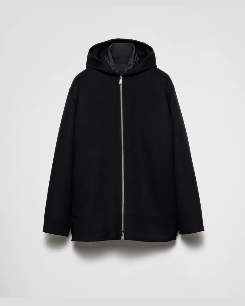 Prada Jacke aus Wolle Schwarz