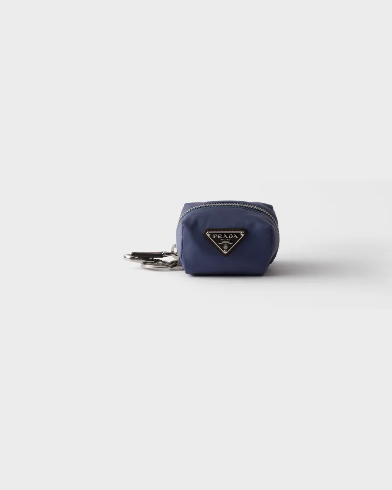 Prada Mini-Pouch aus Re-Nylon und Leder Aviation