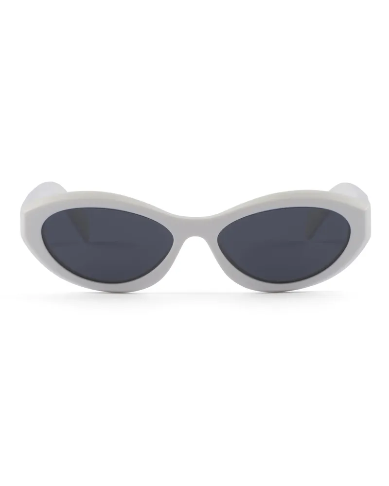 Prada Symbole Sonnenbrille, Damen, Schiefergraue Gläser Schiefergraue