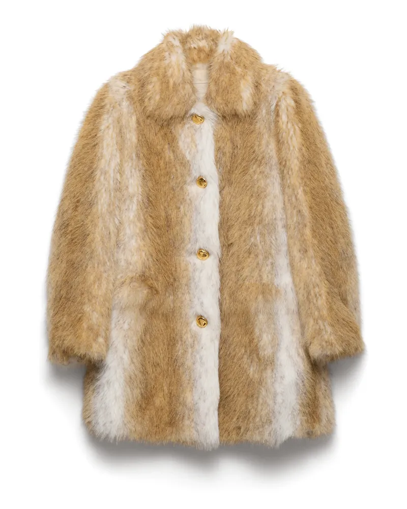 Prada Aspen Mantel, Damen, Honig, Größe Honig