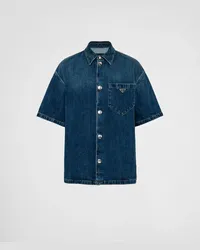 Prada Hemd aus Denim Blau