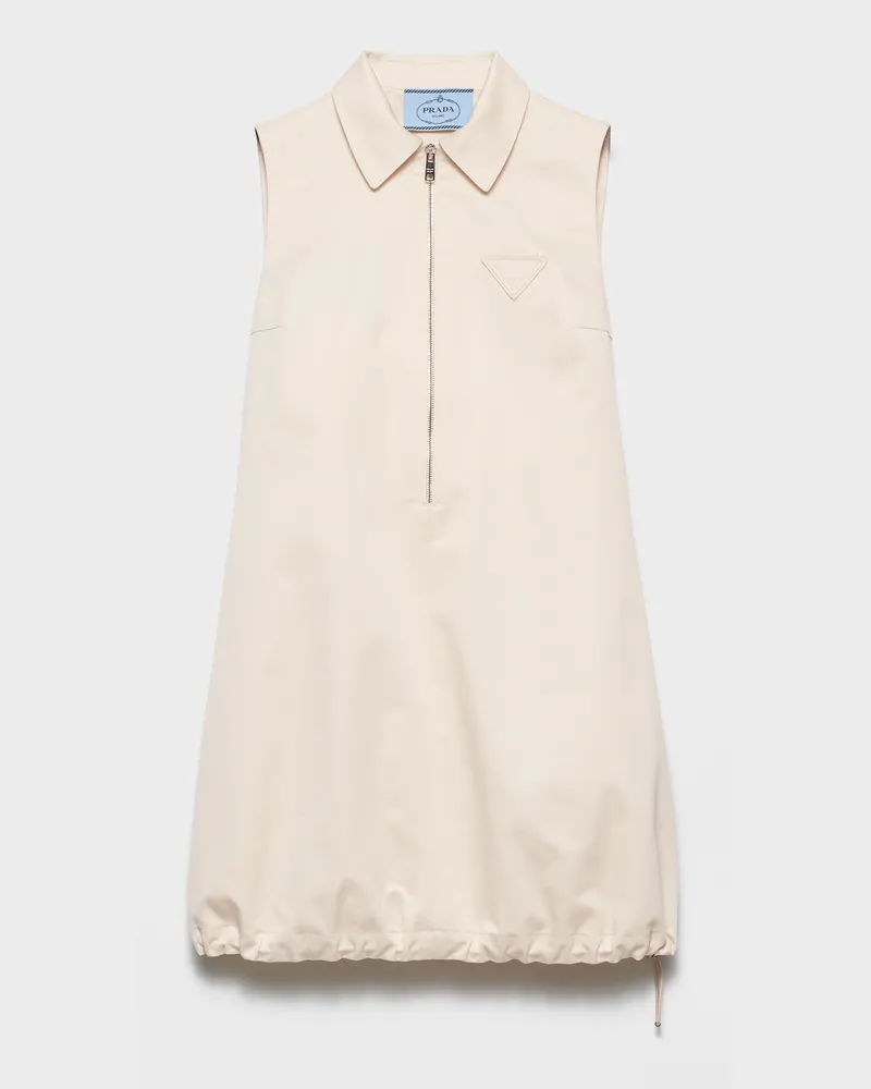 Prada Chino-Minikleid Natur