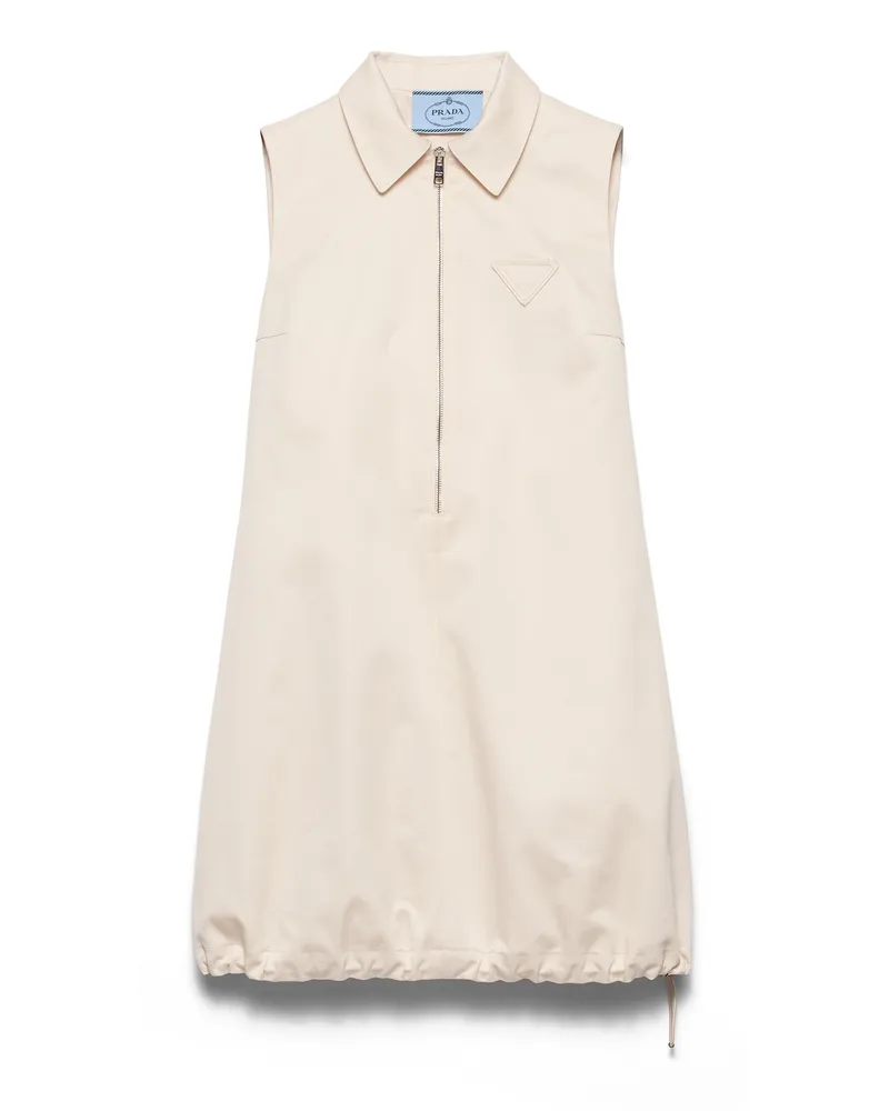 Prada Chino-minikleid, Damen, Natur, Größe Natur