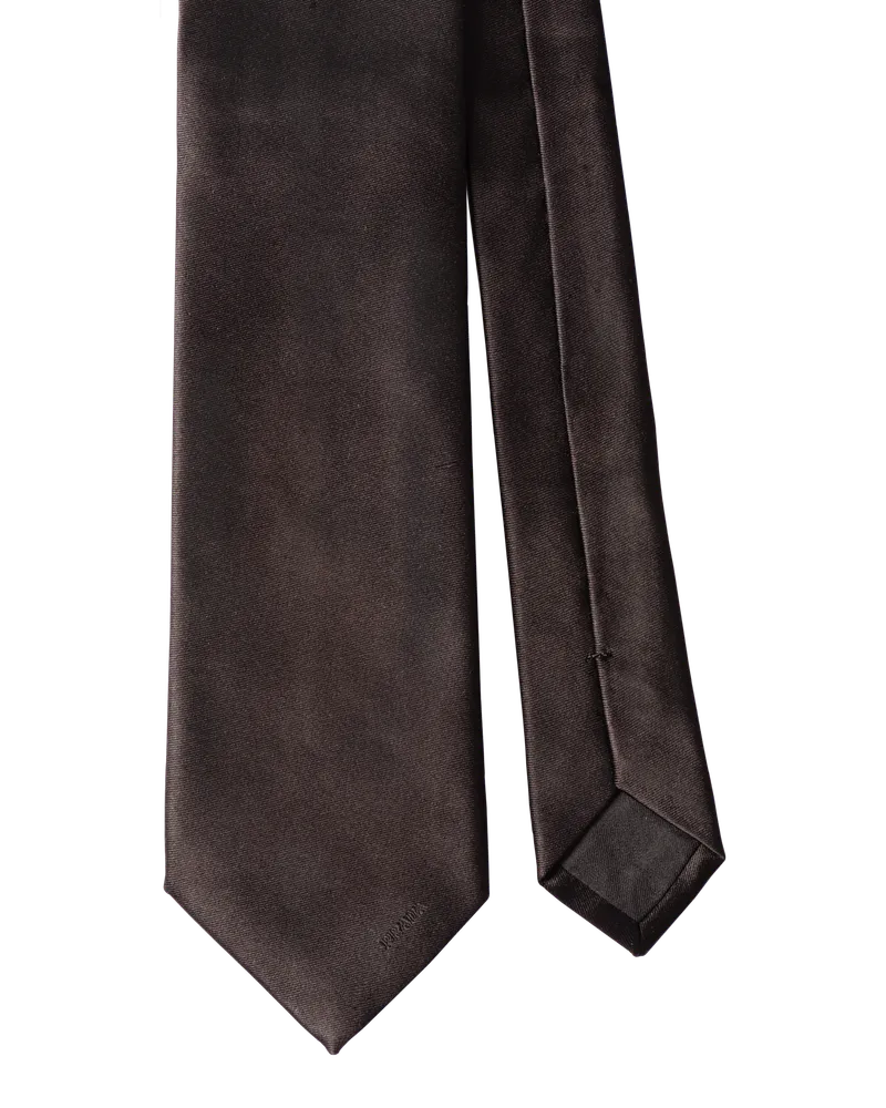 Prada Satin-Krawatte Schwarz