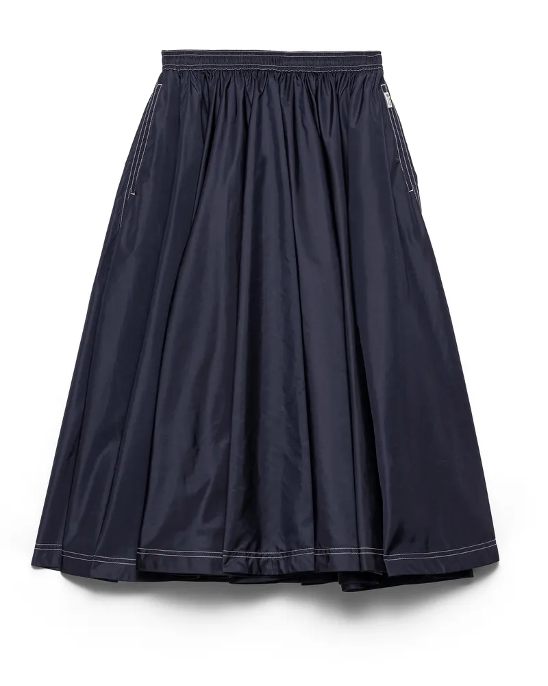 Prada Rock Aus Light Re-nylon, Damen, Blau, Größe Blau