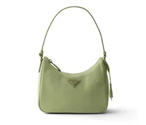 Re-edition 2005 Mini Bag Aus Nubuk- Und Saffiano-leder, Damen, Agave