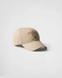 Prada Baseballkappe aus Drill Khaki