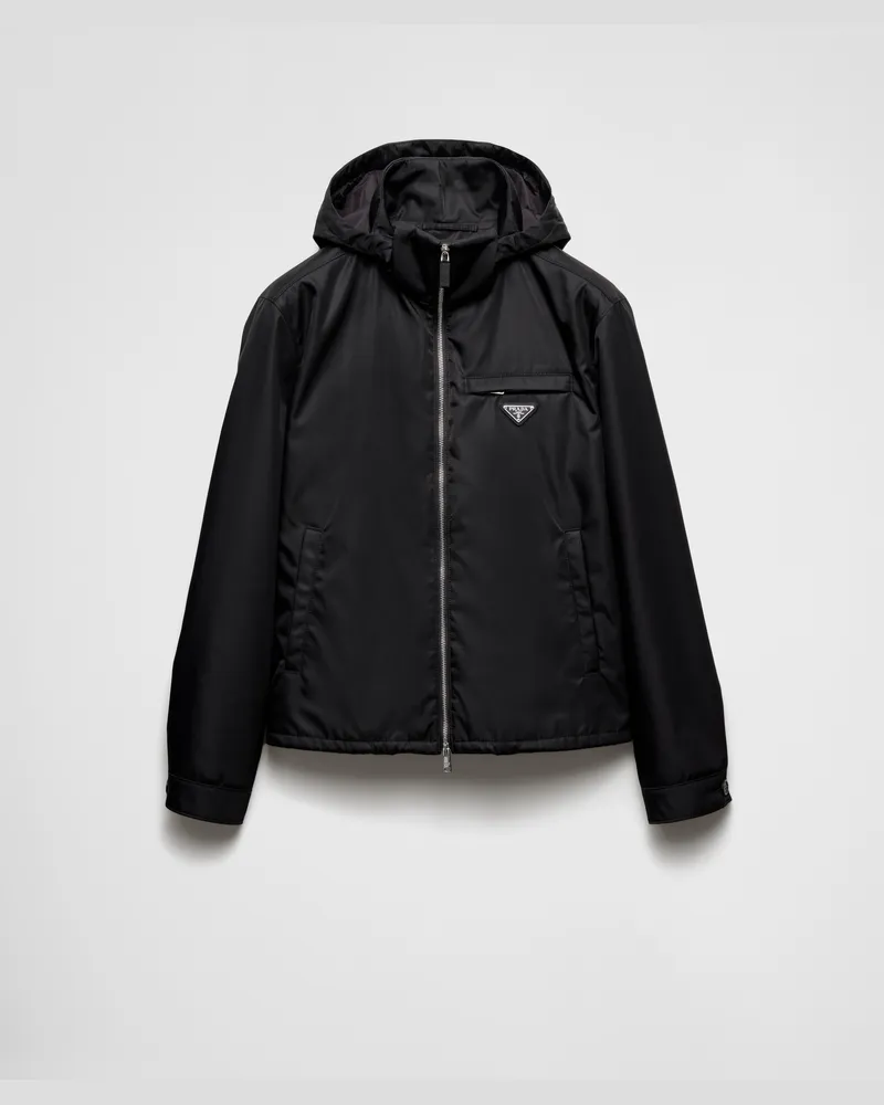 Prada Blousonjacke aus Re-Nylon Schwarz