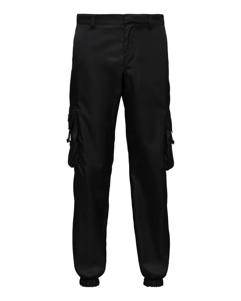 Prada Hose Aus Re-nylon, Herren, Schwarz, Größe Schwarz