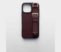 Hülle für iPhone 16 Pro Max aus Saffiano-Leder