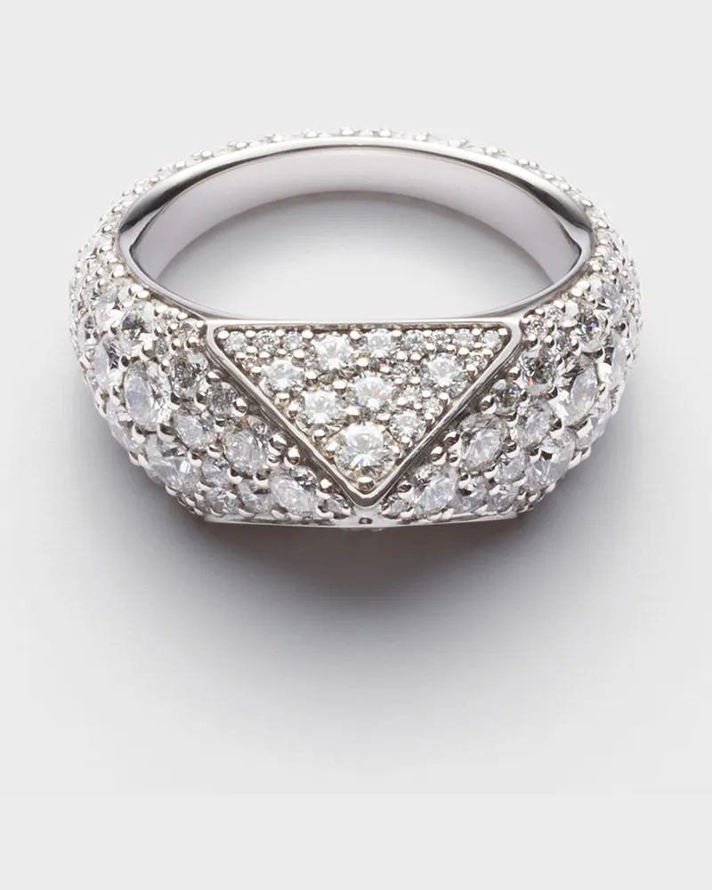 Prada Eternal Gold Ring - Weißgold und Diamanten White