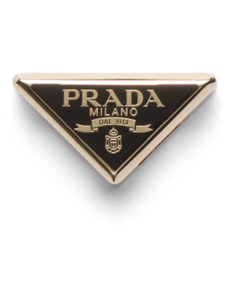 Prada Schalklammer Aus Metall, Damen, Schwarz Schwarz