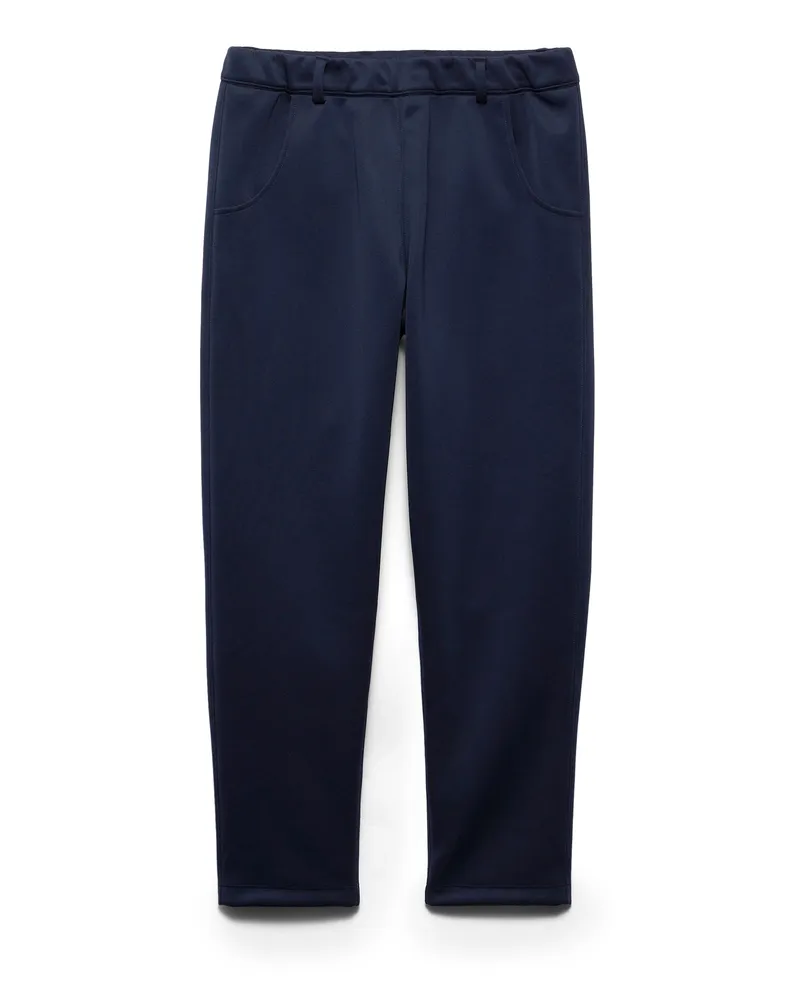 Prada Hose Aus Technischem Fleece, Herren, Blau, Größe Blau