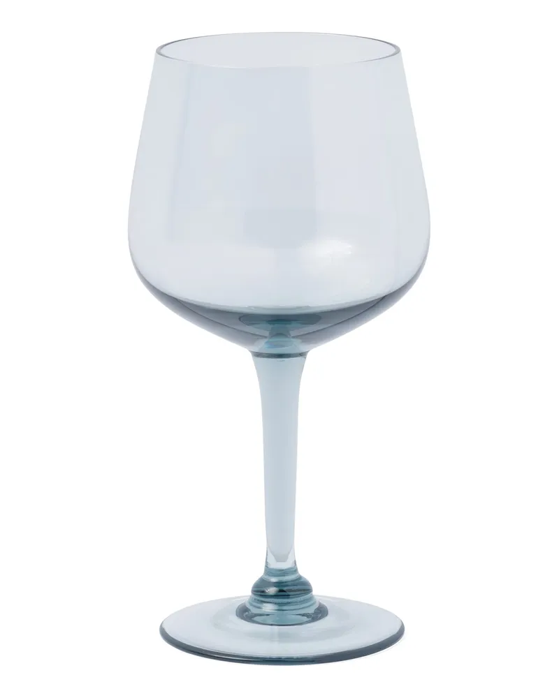 Prada Set Mit Zwei Wassergläsern Aus Kristall – New York, , Meerblau Meerblau