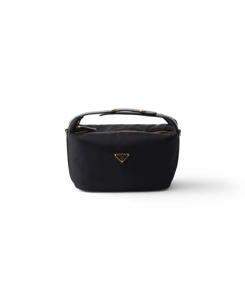Prada Mini Bag Aus Re-nylon, Damen, Schwarz Schwarz